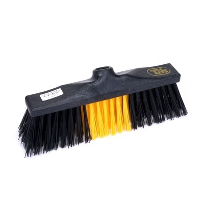 Street sweeper industry polyester 30cm BLACK-YELLOW