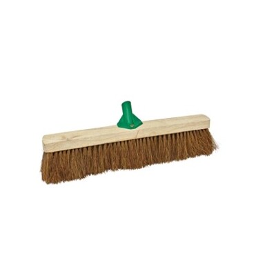 102120: Kokosbezem Superior met steelhouder - 40 cm