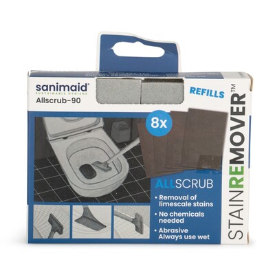 114279: WC ontkalker 8 pads 90x60mm <br />