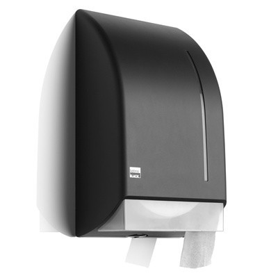 213350: Black Satino jumborol dispenser - 180288