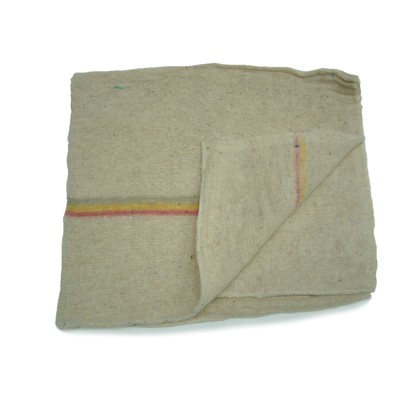 300355: Dweil Belgische vlag - 70 x 80 cm - WIT