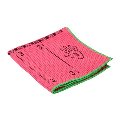 342390: Microvezeldoek Greenspeed Original Heavy met vouw-techniek bedrukking - 40 x 40 cm - ROOD