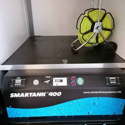 701146: Telewash 400L met RODI in aanhangwagen - 2 gebruikers (SEKIT-TR1-SMT400-16)