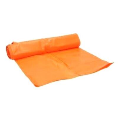 650381: Sac HD - 58 x 100 cm - T23 - 75 l - ORANGE - rouleau 20 pieces