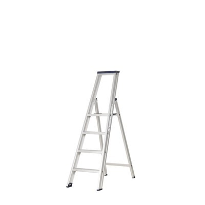 666115: Escabeau professionnel simple - 3 + 1 marches - 1,00 m - 8 kg