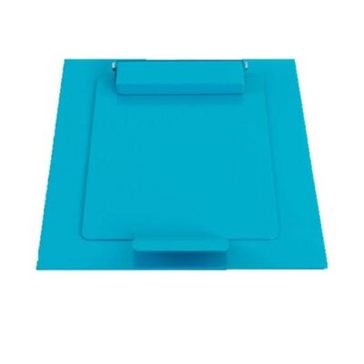 750090: Gesloten deksel voor Bomabin Select Modus - 60 l - BLAUW