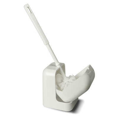750112: Lago toiletborstel met houder - WIT