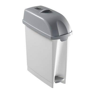 750361: Poubelle hygiénique - 17 l - BLANC/GRIS