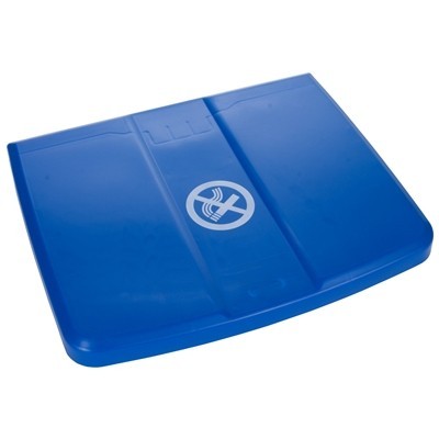 750379: Deksel voor Bomabin Select Pedal - 90 l - BLAUW