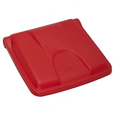 755415: Deksel voor Bomabin Select Pedal 70 l - ROOD