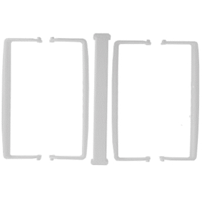 762351: Greenspeed C-Shuttle zakverdeler - 2x 70 l - kit (5 onderdelen) - GRIJS