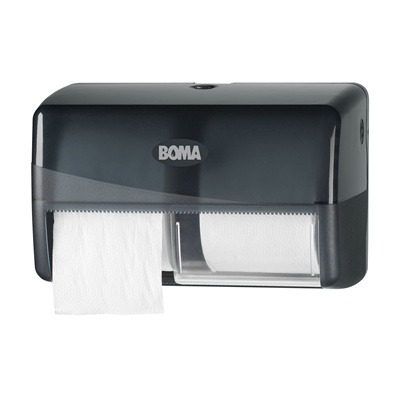 774861: Absynth toiletroldispenser classic duobox - ZWART