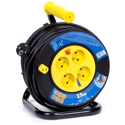 900413: Kabelhaspel - 25 m - 3 x 1,5 mm²