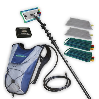 A700411: Dragonfly 4 indoor, geleverd met een carbon telescoopsteel van 6.4 meter (DRAGONFLY4-OV8-25)