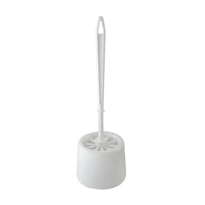 Toilet brush with holder - open model - WHITE