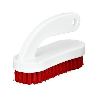 Brosse à ongles avec poignée - ROUGE