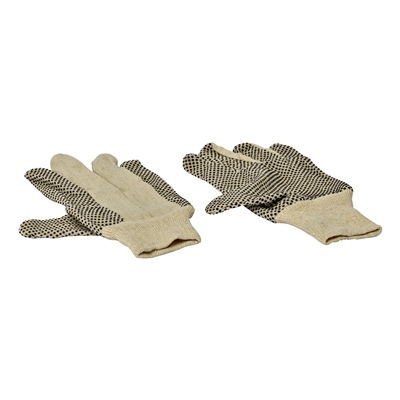 Polka dot work gloves