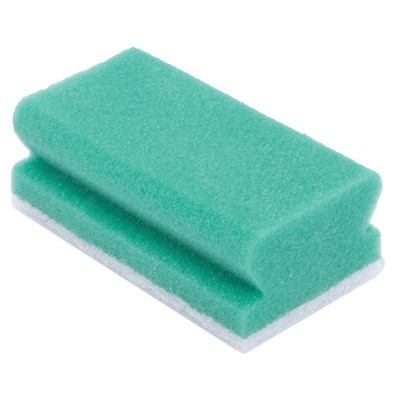Scouring sponge 13x7cm GR/WH