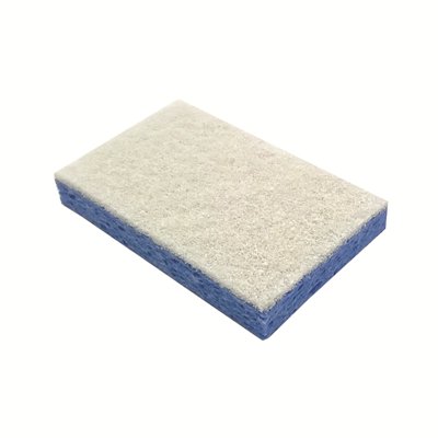 Cellulose scouring sponge - 14 x 9 cm - BLUE/WHITE