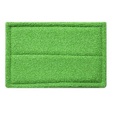 Fiber scouring pad - 25 x 10 x 2,5 cm - GREEN