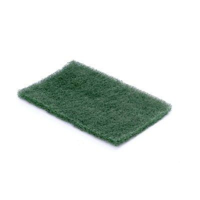 Thin Scrubby scouring pad - 15 x 10 x 1 cm - GREEN