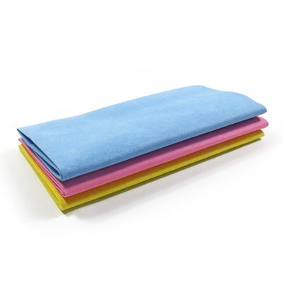 Chiffon microfibre swipe - 40 x 40 cm - 10 pieces - JAUNE