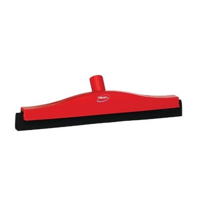 Vikan floor squeegee - 400 mm - black rubber - RED