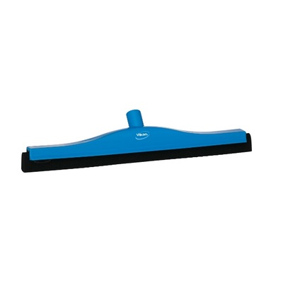 Vikan raclette de sol - 500 mm - caoutchouc noir - BLEU