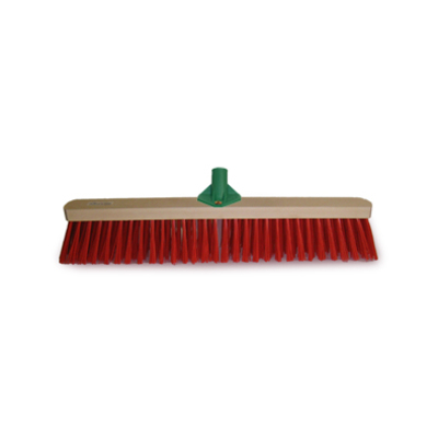 Street Brush PVC Bristles 60cm Handle Connection