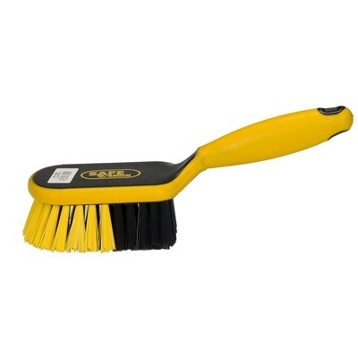 Brosse à main industrie dure - 26 cm - NOIR/JAUNE