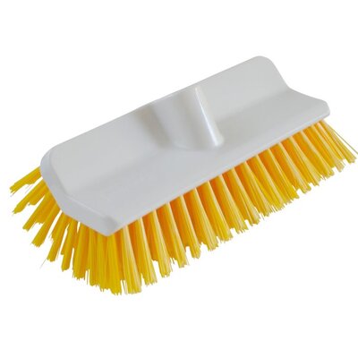 Limbo scrubbing broom - 25cm - YELLOW
