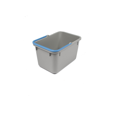 Seau Numatic gris avec poignée bleue 17l