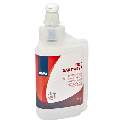 Refillable Trio Sanitary 3 Dosy Multi 20 ml dosing bottle - 1 l