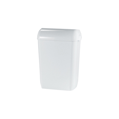 Poubelle plastique blanc 45l