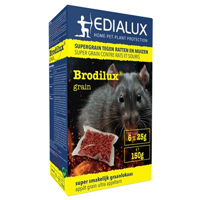 Poison pour souris et rats - 6 x 25 g (BE2018-0005, 198/18/L-000) (Lot: 318537)