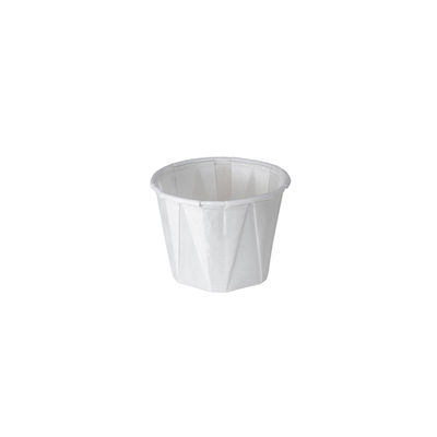 Sauspotje papier wit 60ml ø54x35mm 5000st - Inclusief FOST PLUS bijdrage