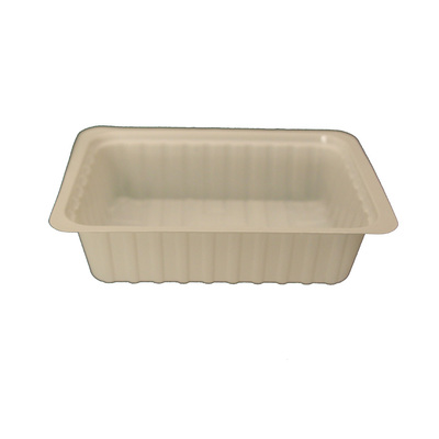 Tray rectangular ps 500cc A13 white 15,6x11,2x4cm 1000pcs