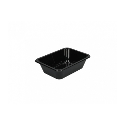 Rectangular CPET 1 Compartment Black 171x127x50mm 660cc 500pcs