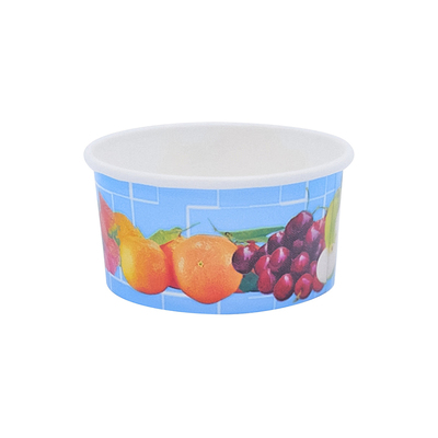Ijsbeker Karton Rond 500cc Blauw Met Fruit 900st - Inclusief FOST PLUS bijdrage