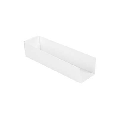 Snackbakje Wit Open Karton L182xb47xh40mm 1200st - Inclusief FOST PLUS bijdrage
