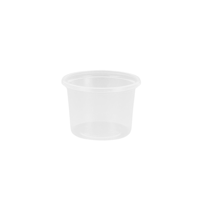 Sauspotje Rond Ps 100ml Transparant Ø70x49mm 3000st - Inclusief FOST PLUS bijdrage
