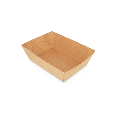 Barquette A7 brun kraft 86x65x30mm 500pcs