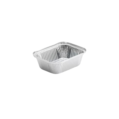 Bakje Rechthoekig Alu 250cc 123x98x34mm 2700st - Inclusief FOST PLUS bijdrage