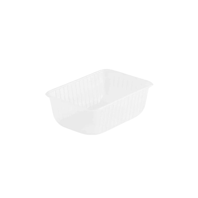 Bakje rechth rpp 1000cc NEW transp 186x133x63mm 500st - Inclusief FOST PLUS bijdrage