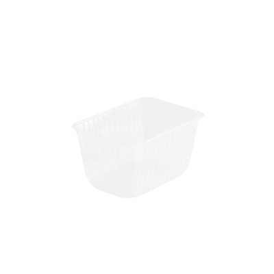 Bakje rechth rpp 1500cc NEW transp 186x133x99mm 500st - Inclusief FOST PLUS bijdrage