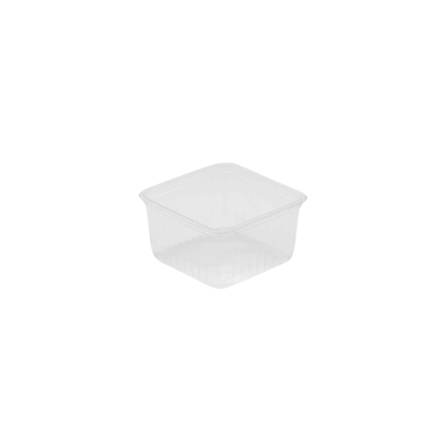 Bakje vierkant pp 500cc NEW transp. 115x115x61mm 450st - Inclusief FOST PLUS bijdrage