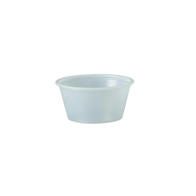 Sauspotje Rond Ps 60ml Semi-Transp. Ø62x30mm 2500st - Inclusief FOST PLUS bijdrage