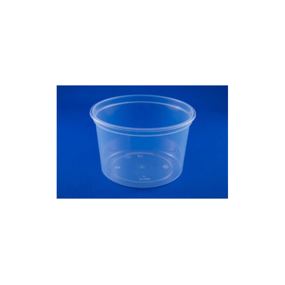 Soepdoos In Spuitgiet 500cc Transparant Ø115x70mm 500st - Inclusief FOST PLUS bijdrage