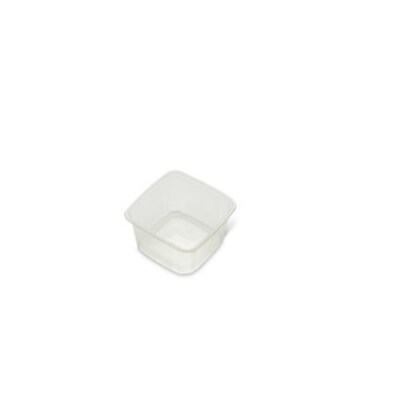 Bakje Vierkant Pp 500cc Transp. 115x115x64mm 500st - Inclusief FOST PLUS bijdrage