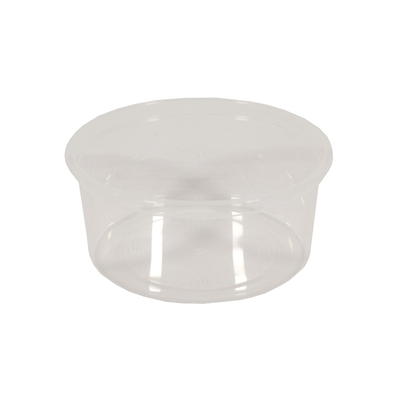 Soup Tray Injection Moulded 350cc Transparent Ø115x50mm 500pcs